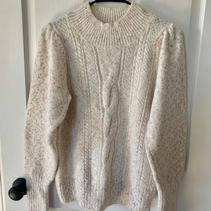 Speckled Knit Sweater - Ivory